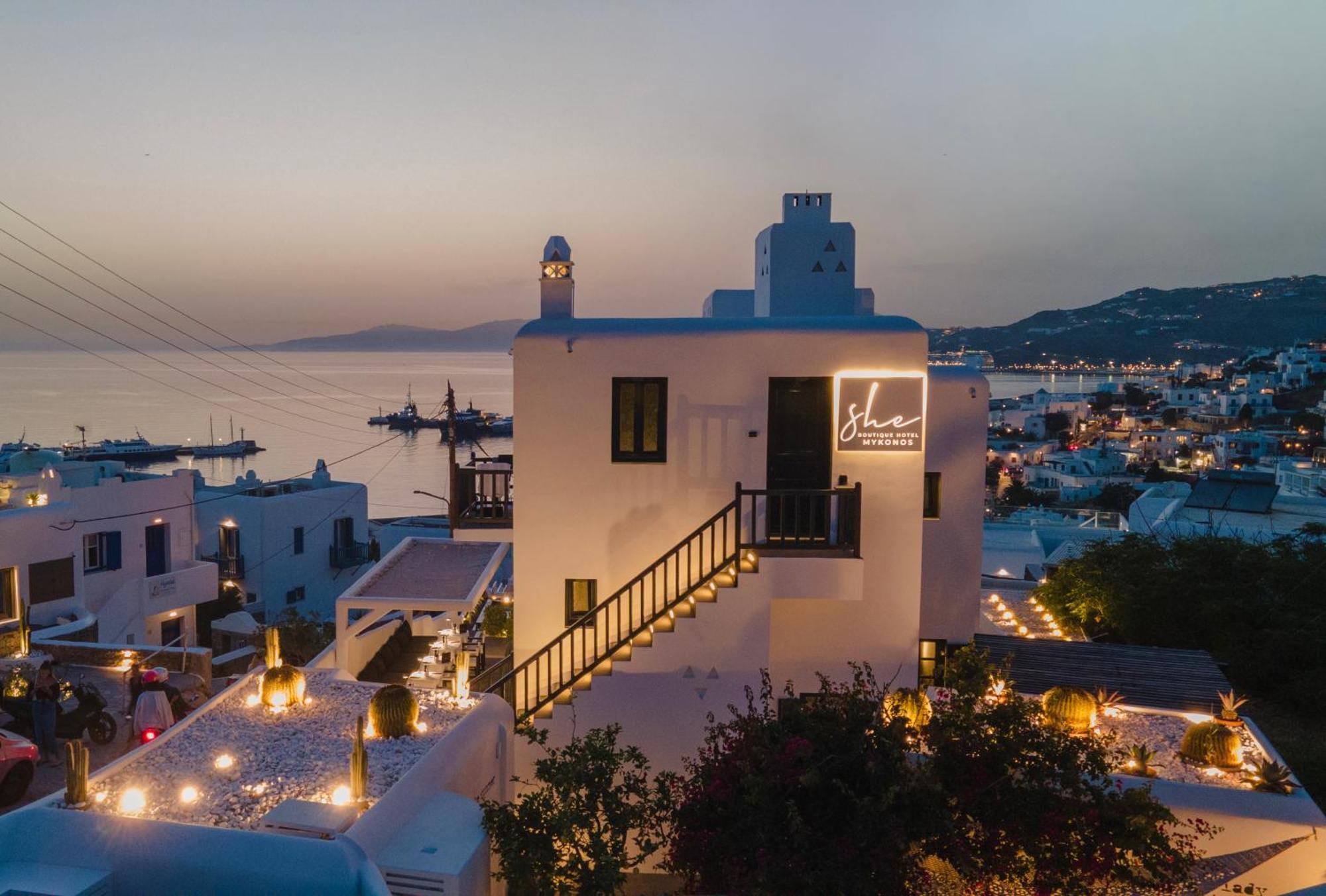 She Mykonos Boutique Hotel Mykonos Town Экстерьер фото